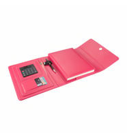 2K 2026 YENİ YIL Organizer Ajanda Kılıflı Tarihli Çizgili 168 Yaprak 17x24 Defterli Mıknatıs Kapaklı Rainbow Vegan 22x26 cm (Fuşya)