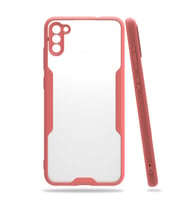 Galaxy A11 / Galaxy M11 Kılıf Parfe Kenarları Pastel Renk Silikon Kılıf (Pembe)