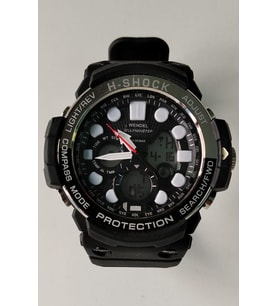 G Sport Polo H-Shock Çift Motor Su Geçirmez Saat (Metal)