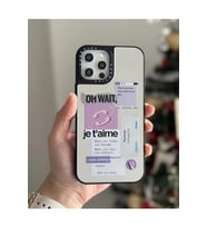 Aynalı Desenli Kolaj Xiaomi Note 11 Pro Uyumlu Telefon Kılıfı (Rose)