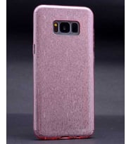 Galaxy S8 Plus Kılıf Zore Shining Simli Silikon Kılıf (Rose)