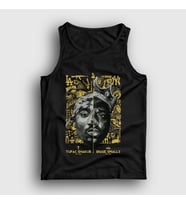 Presmono Unisex Haki Biggie Smalls Tupac Shakur Atlet 45680tt (Siyah)