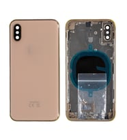 Apple iPhone XS İle Uyumlu Boş Kasa (Altın)
