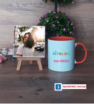 Biyolog Fotoğraflı Dekoratif Taş, Kupa Bardak Beyaz HediyeBiyologa Hediye (Model 13)
