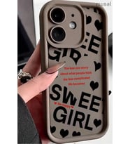 iPhone 13 Kılıf Kamera Korumalı Baskılı Arka Yüzey Klas Kapak (Siyah)