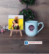 Love Yourself Fotoğraflı Dekoratif Taş, Kupa Bardak Beyaz Hediye (Model 5)