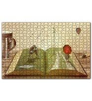 Cakapuzzle Kitaplarda Hayat Bulan Dünya Puzzle Yapboz MDF (Ahşap) (1000 Parça)