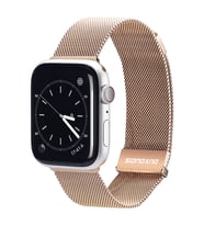Dux Ducis Apple Watch 38/40/41MM için Milanese Premium Milano Loop Kayış Kordon (Gold)