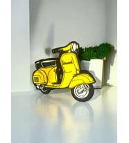 Vespa Led Kablolu Aydınlatma (Sarı)