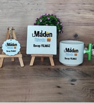 Maden Mühendisi Hediye Seti Kupa Bardak T Kulplu, Dekoratif Taş, Anahtarlık Mühendisler Günü Hediyesi (Model 8)