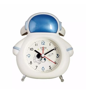 Astronot Temalı  Masa Saati (Mavi)