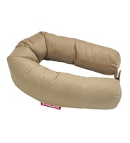 XPERMATE Fermuarlı Seyahat Yastığı Cırt Cırtlı Seyahat Boyun Yastığı Yolculuk Yastığı 110cm (Bej)
