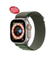 Ultra 2 Akıllı Saat Çelik Kordon Hediyeli Gri Kasa 49mm Nfc Bildirim Sesli Arama Özellikli LG68 (Yeşil)