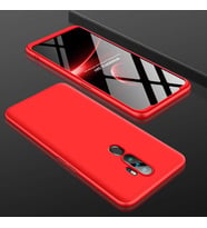 Oppo A9 2020 Kılıf Zore Ays Full Koruma Kılıf (Kırmızı)