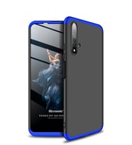 Microsonic Huawei Nova 5T Kılıf Double Dip 360 Protective (Mavi)