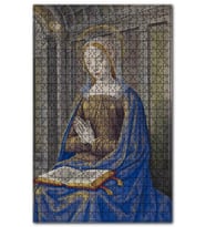 Cakapuzzle Kutsal Kitap Okuyan Azize Puzzle Yapboz MDF (Ahşap) (500 Parça)