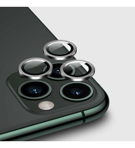 Apple iPhone 12 Pro CL-01 Lüx ​​​​Kamera Lens Koruyucu (Gri)