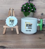 İnşaat Mühendisi Hediye Seti Kupa Bardak T Kulplu ve Anahtarlık Mühendisler Günü Hediyesi  (Model 8)