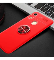 Huawei Honor 8A Kılıf Yüzüklü Magnetli Ravel Case (Kırmızı)