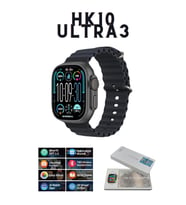 HK10 Ultra Series Galeri/ChatGPT 2 GB Depolama Amoled Ekran Watch 10 Ultra Akıllı Saat Smart Watch (Siyah-Siyah)
