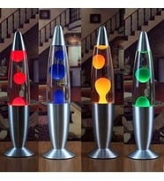 Dekoratif Lav Lamba - Lava Lamp Büyük Boy 41 Cm (Kırmızı)
