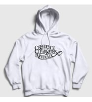Presmono Unisex Beyaz Logo Creedence Clearwater Revival Kapüşonlu Sweatshirt 490672tt (Beyaz)
