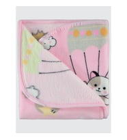 Civil Baby Bebek Battaniye 100x120 Cm Pembe (Pembe)