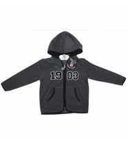 Beşiktaş Lisanslı Uzun Kol Kapşonlu Polar Sweat (Gri)