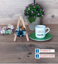 Acil Tıp Teknisyeni ATT Türk Kahvesi Fincanı Ahşap Altlıklı ve Fotoğraflı Ahşap Anahtarlık HediyeAcil Tıp Teknisyenleri Günü Hediyesi (Model 9)