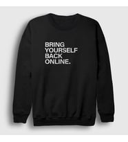 Presmono Unisex Beyaz Online Westworld Sweatshirt 224901tt (Siyah)
