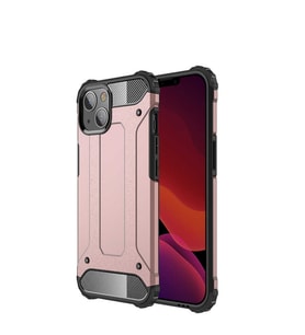 Apple iPhone 13 Kılıf Zore Crash Zırh Silikon Kılıf (Rose)