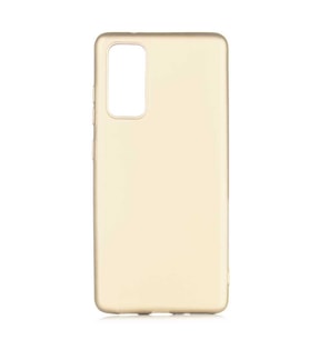 Samsung Galaxy S20 FE Kılıf Soft Mat Premier Case (Gold)