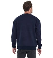 Adams Erkek 3 İplik Oversize Sweatshirt (Lacivert-Sarı)