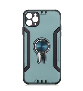 iPhone 11 Pro Kılıf Stand Olma Özellikli Araç Tutuculu Ko ko Kılıf (Yeşil)