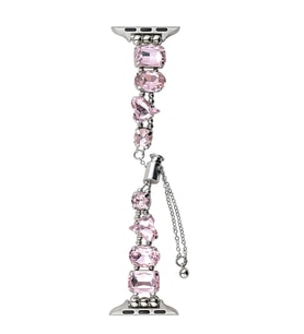 Watch 40mm KRD-115 Renkli Taş Tasarımlı Kordon (Rose)