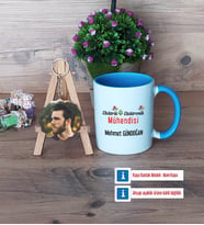 Elektrik Elektronik Mühendisi Kupa Bardak Beyaz ve Fotoğraflı Ahşap Anahtarlık Hediye (Model 4)