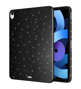 Apple iPad Air 4. Nesil 10.9 Kılıf Işıltılı Parlak Görünüm Koton Case (10.Nesil (Siyah)