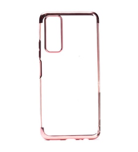 Xiaomi Mi 10T Pro 5G Kılıf Zore Dört Köşeli Lazer Silikon Kılıf (Rose)