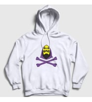 Presmono Unisex Beyaz Skeletor İskeletor He Man Kapüşonlu Sweatshirt 434079tt (Beyaz)