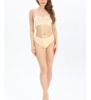 Elite Life Dikişsiz Seamless 3D Esnek Rahat Günlük Kullanım Brazilian Slip (Ten)
