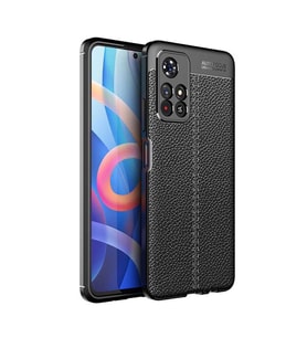 Xiaomi Redmi Note 11 / Note 11S Kılıf Deri Tarzı Niss Silikon Case (Siyah)