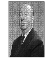 Cakapuzzle Alfred Hitchcock Efsane Yönetmen Puzzle Yapboz MDF (Ahşap) (1000 Parça)