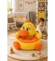 Ördek Pelüş Bebek Çocuk Koltuğu (Sarı)