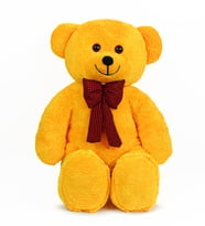 Pababo 120 Cm Papyonlu Büyük Ayıcık (%100 yerli) (Sarı)
