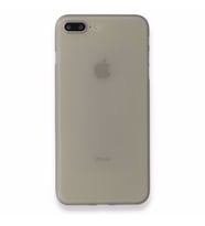 Uyumlu Model Apple iPhone 7 Plus Kılıf A+ Ultra İnce Sert Kapak (Gri)