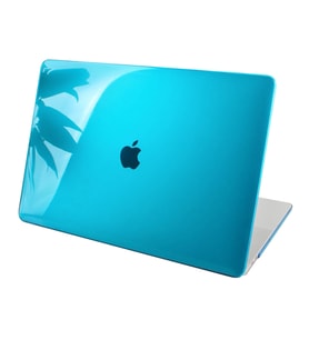 McStorey Macbook Air ile Uyumlu Kılıf M1 HardCase A1932 A2179 A2337 Kristal (Açık Mavi)