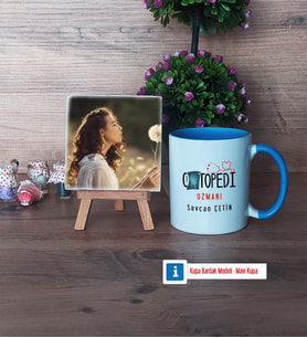 Ortopedi Uzmanı Fotoğraflı Dekoratif Taş, Kupa Bardak Beyaz Hediye (Model 4)