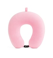 Ayıcı Visco Seyahat Yastığı (%100 Yerli) (Pembe)