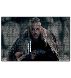 Cakapuzzle Viking Travis Fimmel  Puzzle Yapboz MDF (Ahşap) (500 Parça)