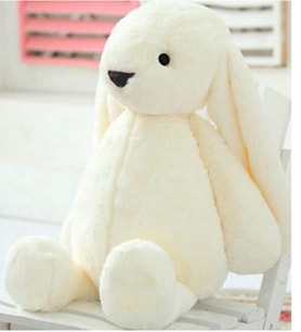 Özgüner Uyku Arkadaşım 45 cm Pelüş Tavşan (Krem)